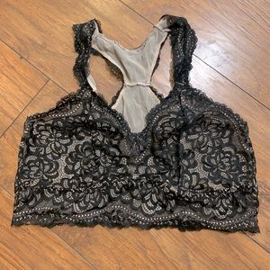 Torrid Black Lace Racerback Bralette